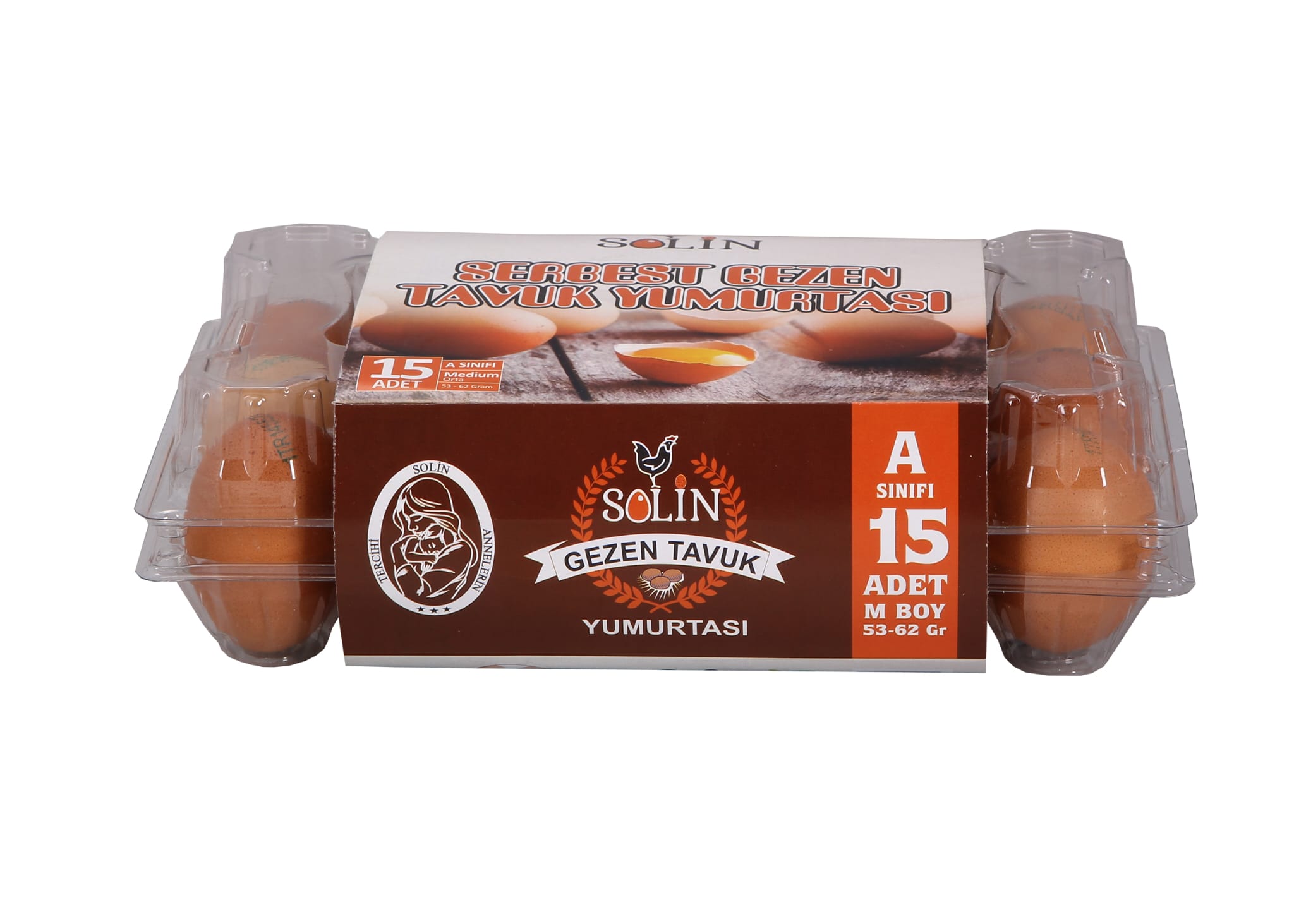 15 Adet M Boy Gezen Tavuk Yumurtası
